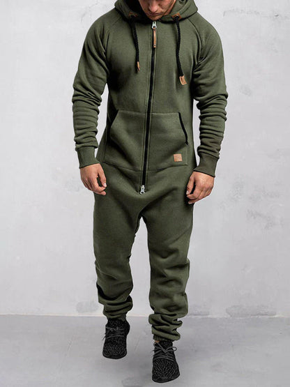 Heren Jumpsuit Sportief met Capuchon - StudioMarella