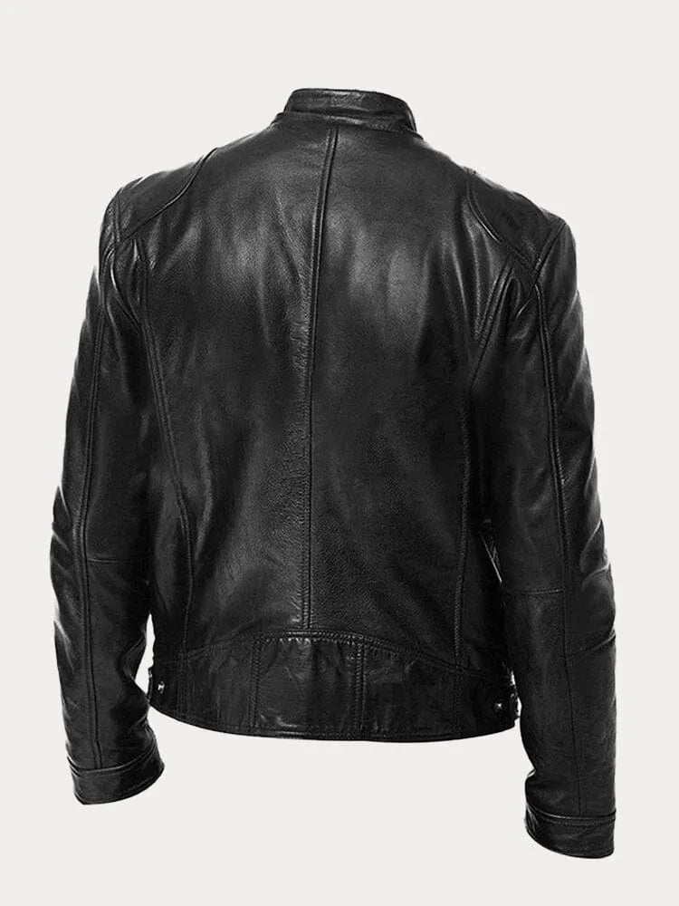 Leren Jas Heren Klassiek Stijlvolle Look
