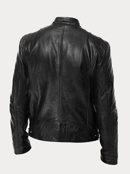 Leren Jas Heren Klassiek Stijlvolle Look