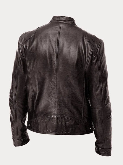 Leren Jas Heren Klassiek Stijlvolle Look