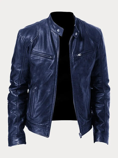 Leren Jas Heren Klassiek Stijlvolle Look