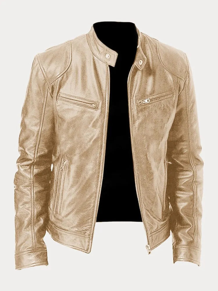 Leren Jas Heren Klassiek Stijlvolle Look