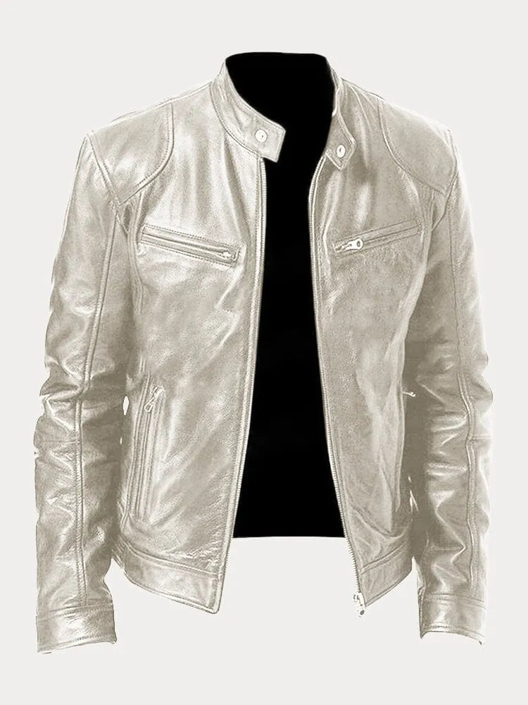 Leren Jas Heren Klassiek Stijlvolle Look
