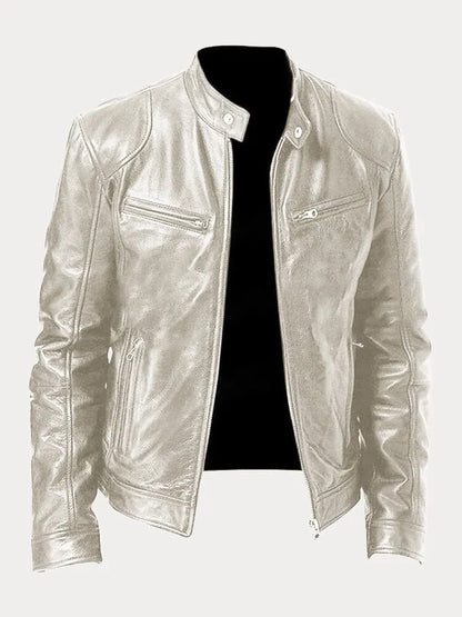 Leren Jas Heren Klassiek Stijlvolle Look