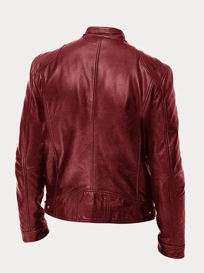 Leren Jas Heren Klassiek Stijlvolle Look