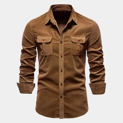 Elegante Overhemd voor Mannen Donker Blauw