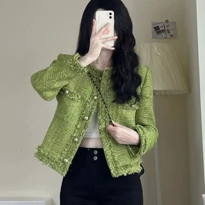 Dames Blazer Elegant Kort Model - StudioMarella