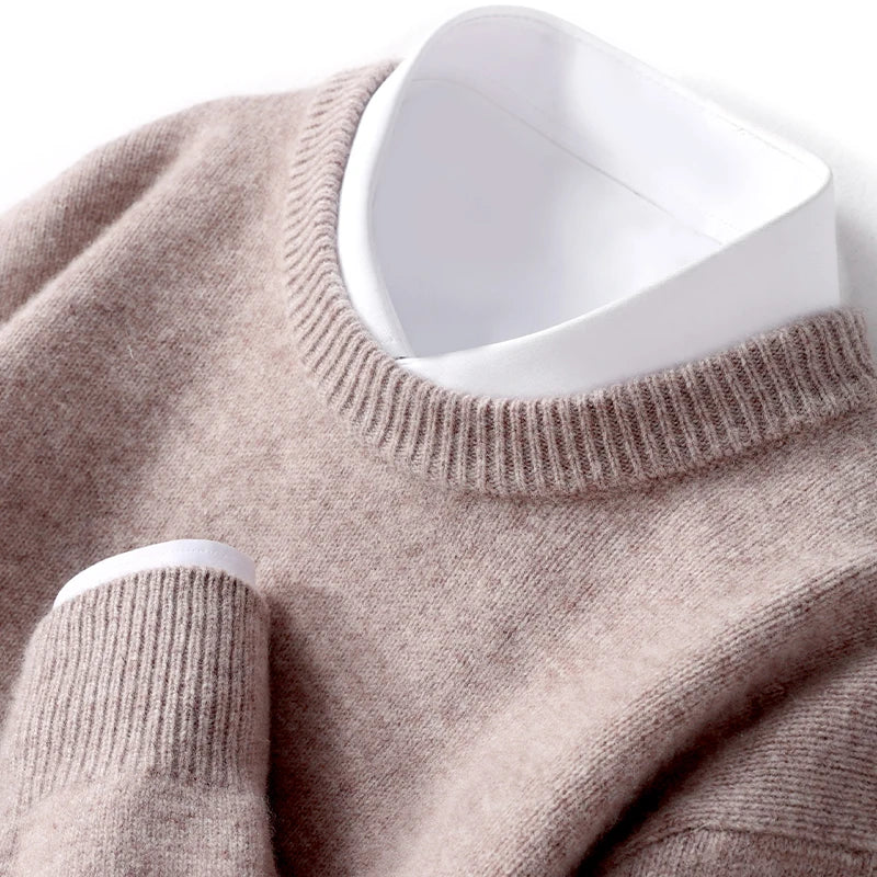 Merino Wollen Sweater Heren Warm en Comfortabel