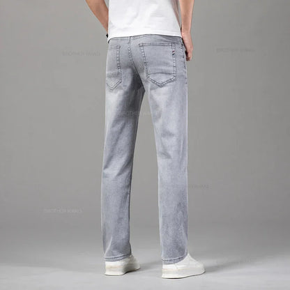 Heren Jeans Stretch Comfortabele Zittende Broek - StudioMarella