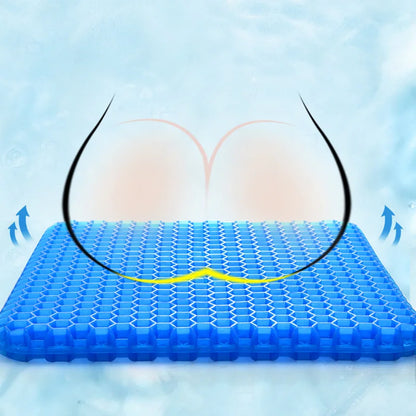 Ergonomisch Gelkussen voor Stoel – Drukverdelend Zitkussen voor Optimaal Zitcomfort
