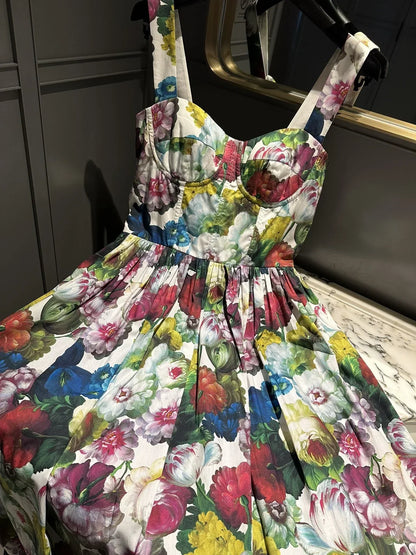 Zomerjurk van LuminousDay Vrouwelijke Bloemenjurk Zomerse Kleding