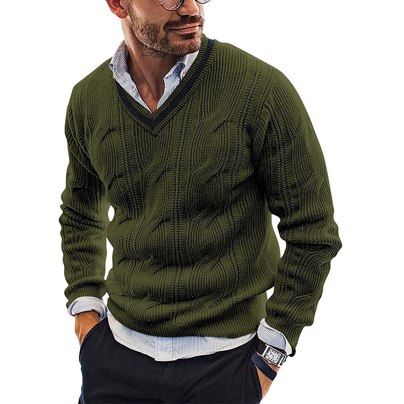 Warme Trui Floriaans Model Met Stijlvol Design
