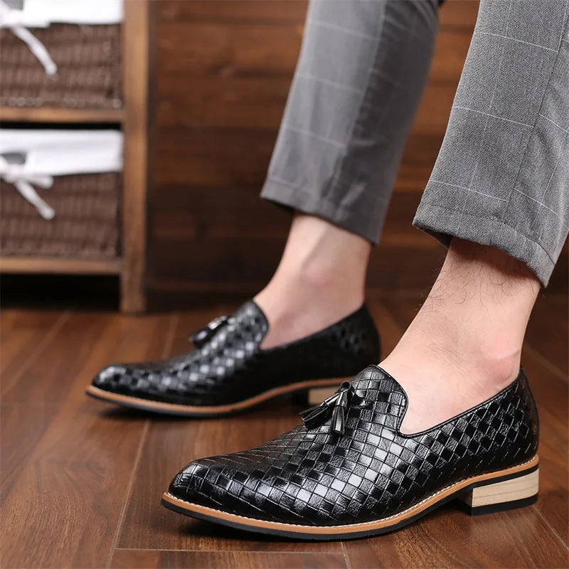 Stijlvolle Heren Schoenen Italiaanse Stijl