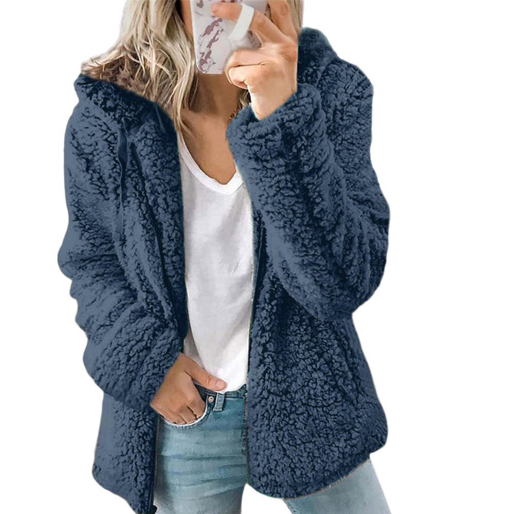 Dames Hooded Jacket Warm en Casual