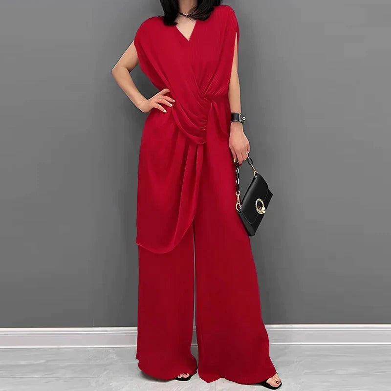 Zwarte Jumpsuit Gala Avondjurk Elegante Stijl - StudioMarella