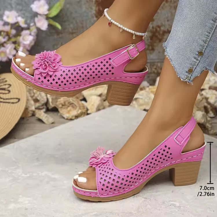 Retro Instappers Slip-on Dames – Comfortabele Hakken Klassiek Design PU Leer Rubber Zool Europese Stijl Dagelijks Gebruik