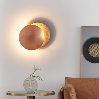 Wandlamp Eclips Design LED Metaal IJzer 20-25cm Sfeerlamp Schaduw Decoratief Woonkamer Modern