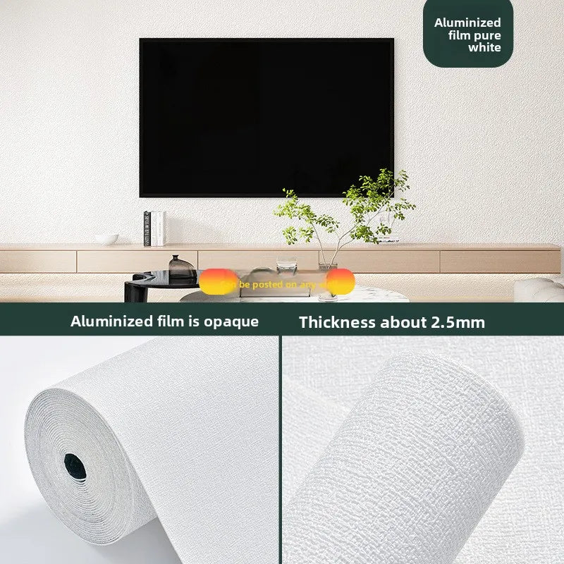 Zelfklevend Behang Linnen 3D 50cm Diatoom Wandpaneel Woonkamer Slaapkamer Muurdecoratie Zelfklevend Schuim Wandbekleding Rol