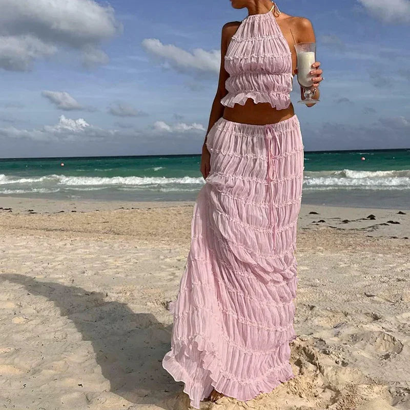 Strandoutfit 2-Delig Zomerjurk Set