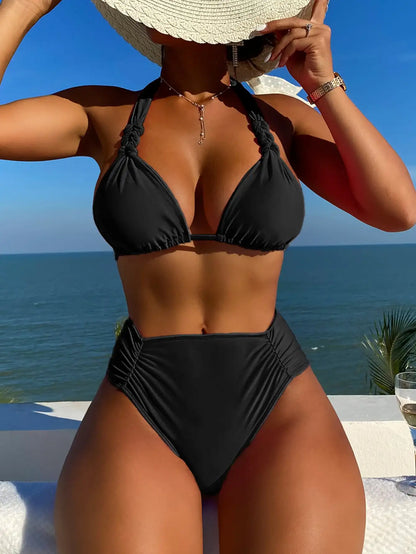 Vrouwelijke Bikini Plooirok Strandoutfit Zomer - StudioMarella