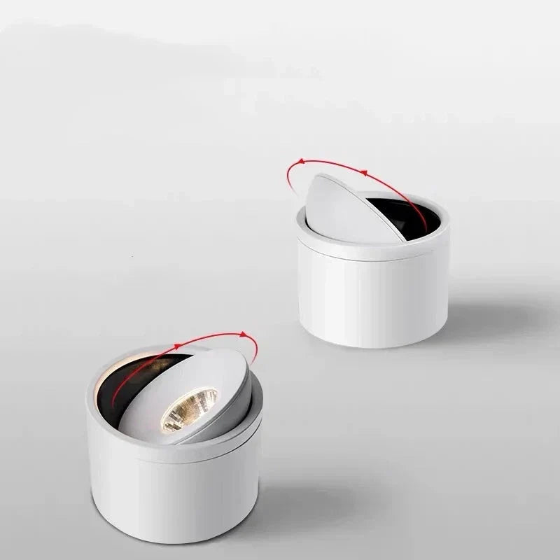 Opbouw Plafondspot LED Dimbaar Draaibaar Aluminium Wit Zwart Woonkamer Keuken Kantoor