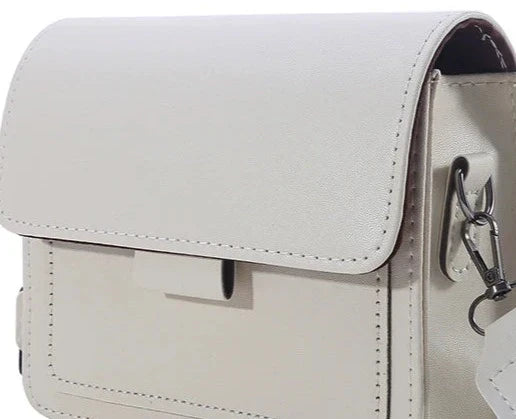Retro Schoudertas Chic Design Leer
