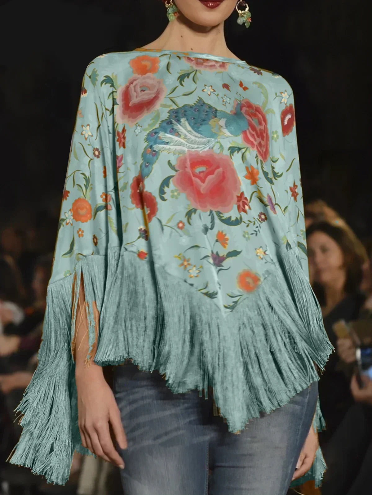Vrouwen Tops Bloemenprint Vintage Look