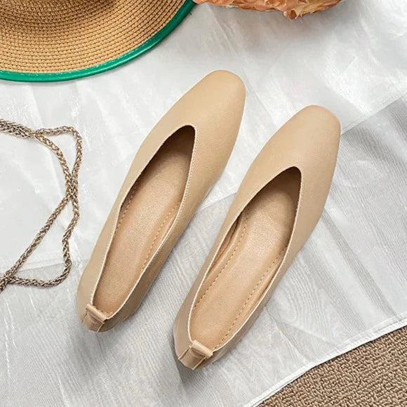 Vrouwenschoenen Vierkant Teen Retro Stijl