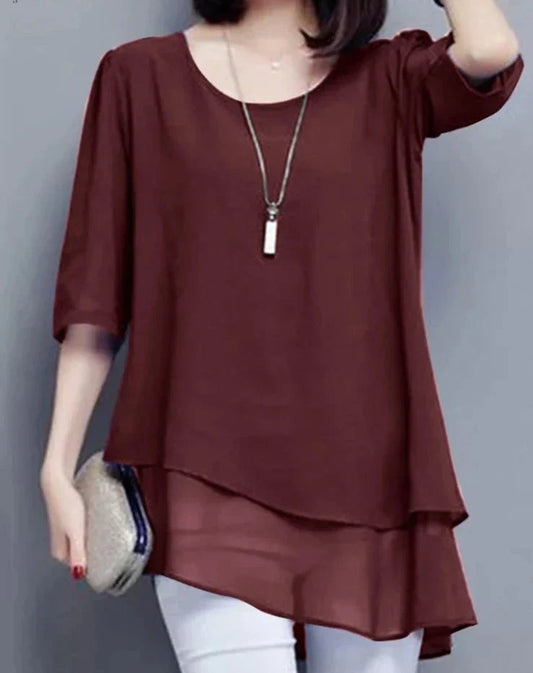 Vrouwen Blouse Lacey Kanten Jurkje - StudioMarella