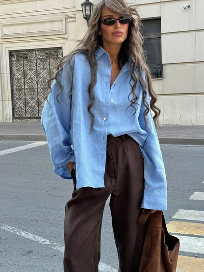 Dames Blouse Luchtig en Stijlvol Losvallend