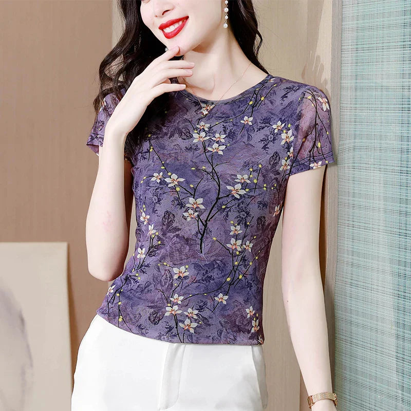 Lichtgewicht Zomer Top Mesh Dame