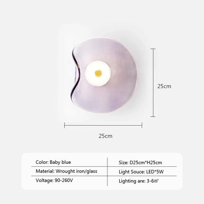 Glazen Wandlamp met LED-verlichting – Modern Design voor Interieur