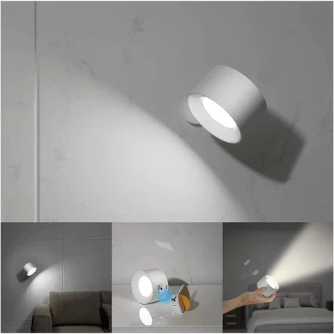 Wandlamp Draadloos Magnetisch 360° Draaibaar Oplaadbaar LED Stick On
