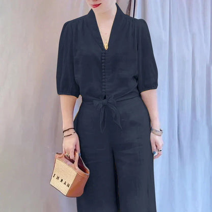 Vrouwelijke Mode Set Elegant en Chic