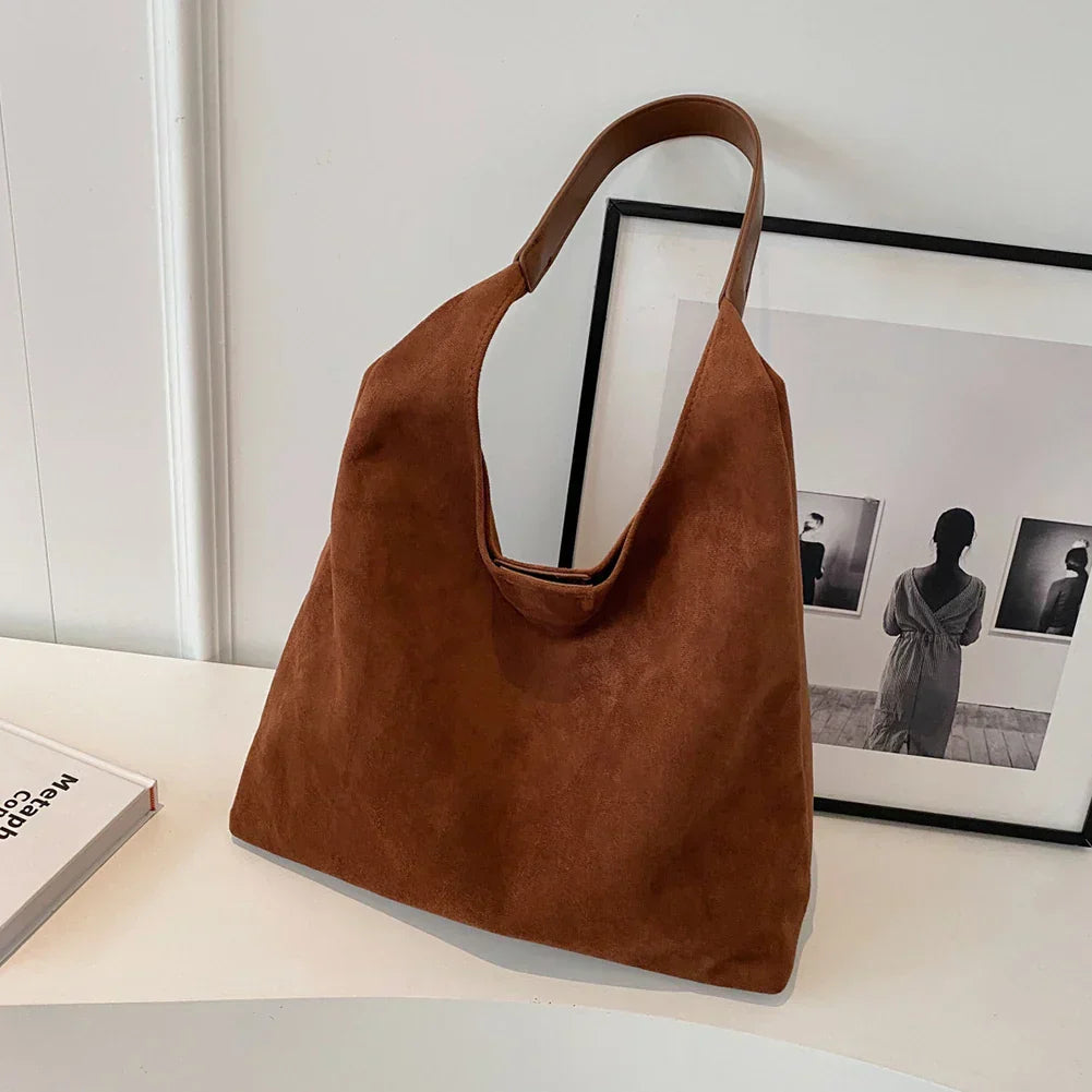 Luxe Suède Schoudertas Gigi Tote - StudioMarella