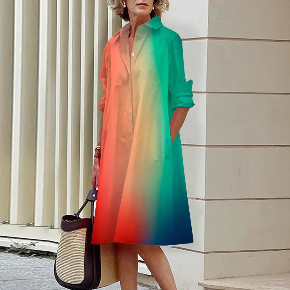 Vrouwelijke Jurk Elegante Halslijn Omgeslagen Modern Design