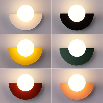 Moderne LED Wandlamp met Geometrisch Design voor Woonkamer & Slaapkamer