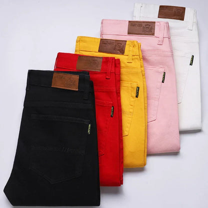 Heren Jeans Slim Fit Comfortabel Straight Model - StudioMarella