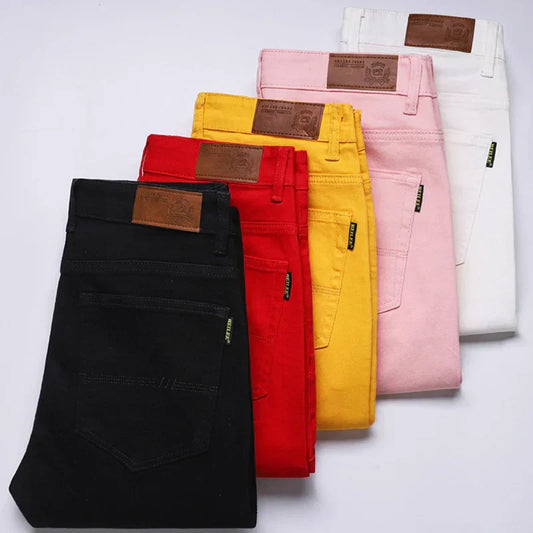 Heren Jeans Slim Fit Comfortabel Straight Model - StudioMarella