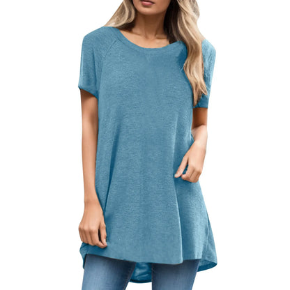 Dames Zomertop Casual Katoen T-Shirt