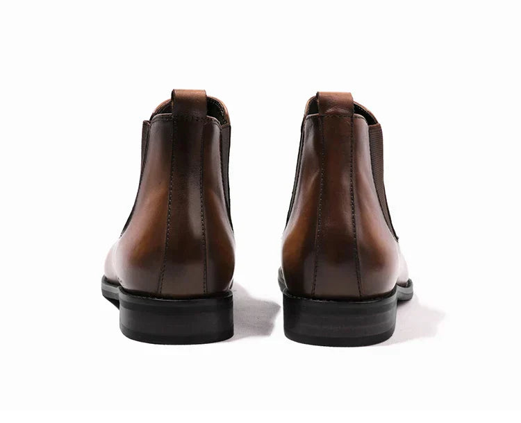 Chelsea Laarzen Glanzend Luxe Leer Zwart