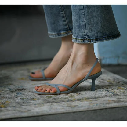 Zomer Sandalen Elegante Strandstijl
