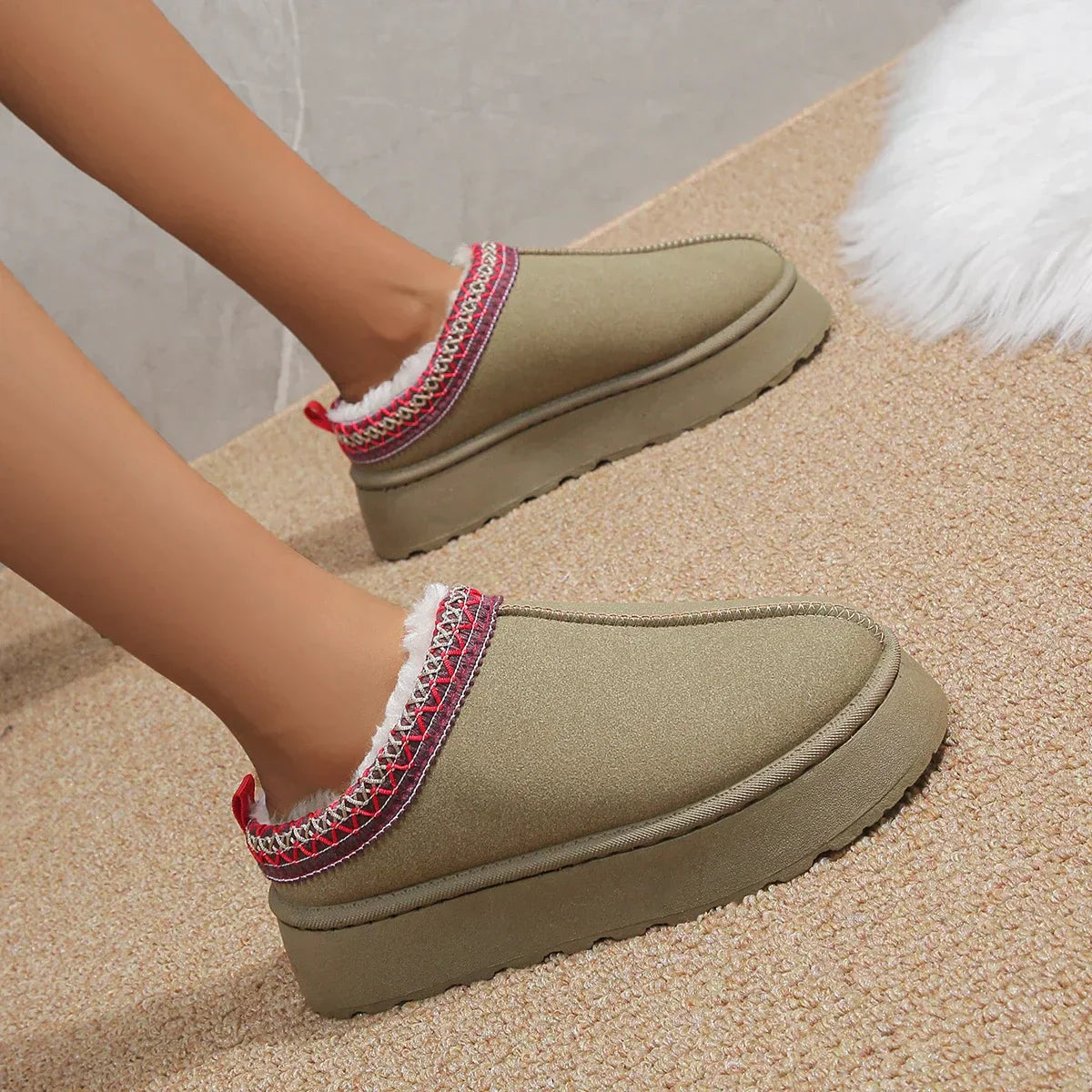 Vrouwen Winterschoenen Warm Waterdicht en Comfortabel