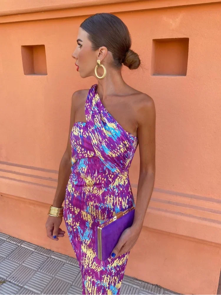 Dames Midi-jurk Elegante Pasvorm