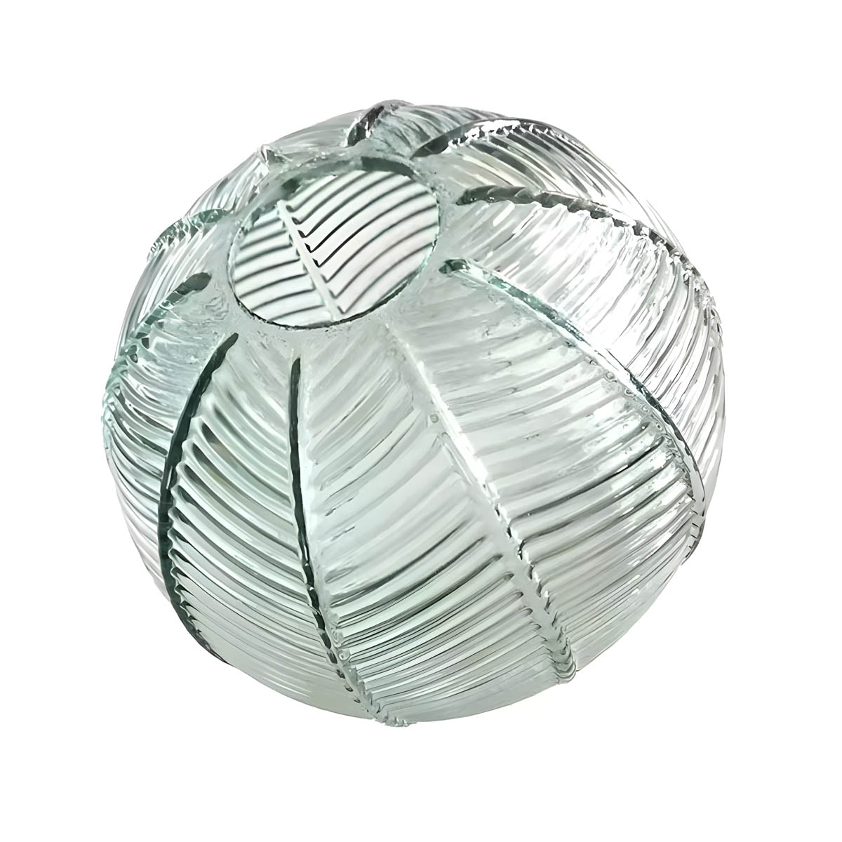 Hanglamp Glas Retro Ribbel Design E27 Plafondlamp Woonkamer