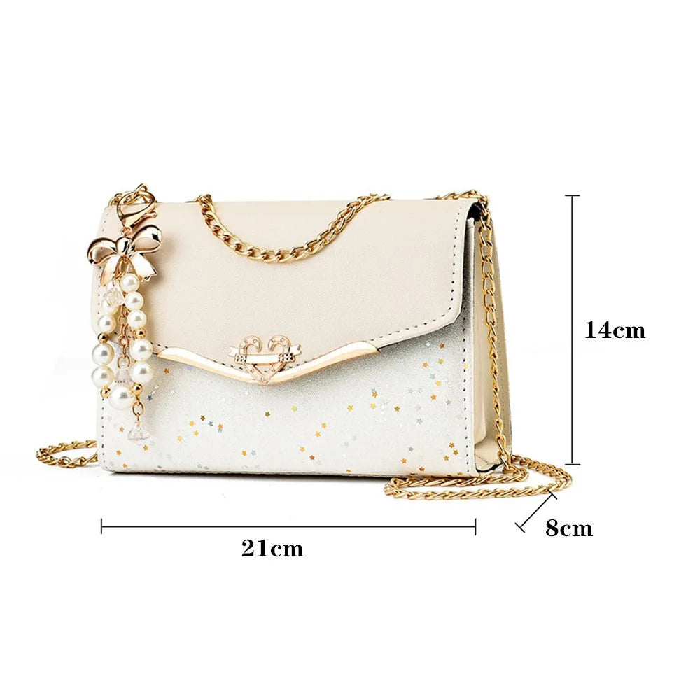 Glitter Pailletten Shopper Tas voor Dames