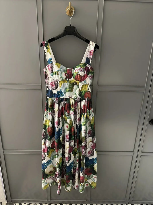 Zomerjurk van LuminousDay Vrouwelijke Bloemenjurk Zomerse Kleding - StudioMarella