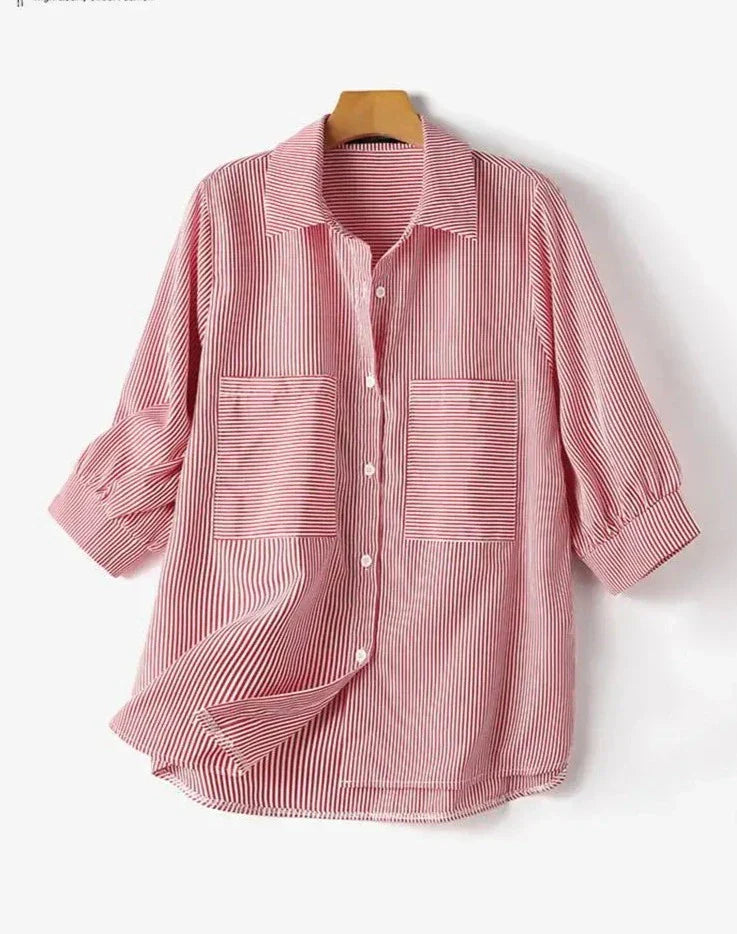 Elegante Vrouwen Blouse met Vesta Stijl
