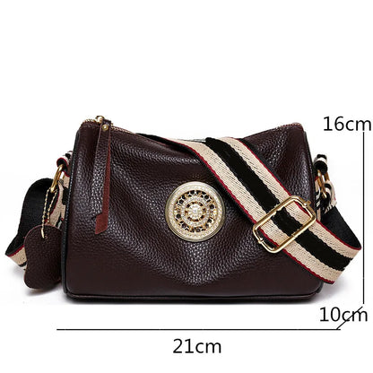 Luxe Lederen Draai Tas voor Dames