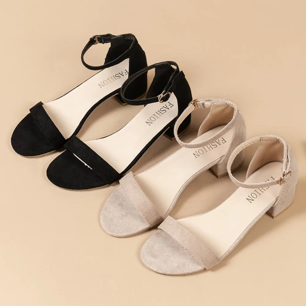 Luxe Beige Hakken met Hoge Hak